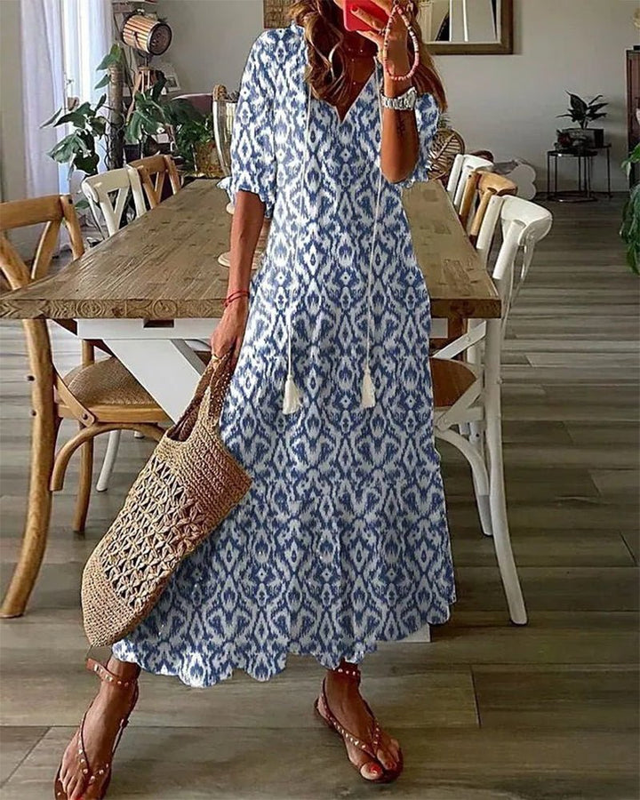 Luna | Abito midi boho disinvolto