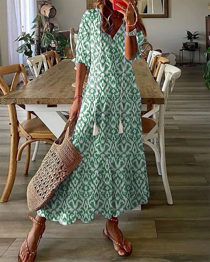 Luna | Abito midi boho disinvolto