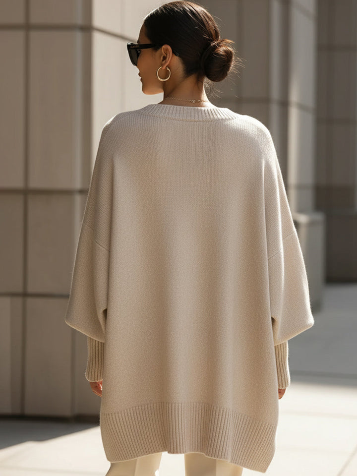 Aster | Maglione poncho oversize — 7