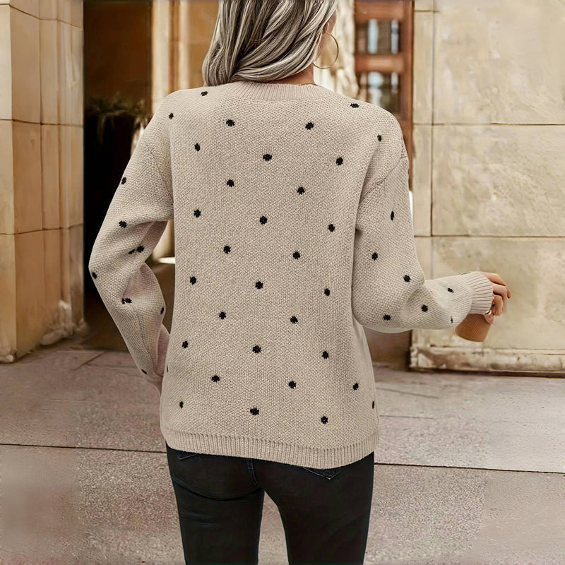 Esmee | Maglione classico punteggiato — 8