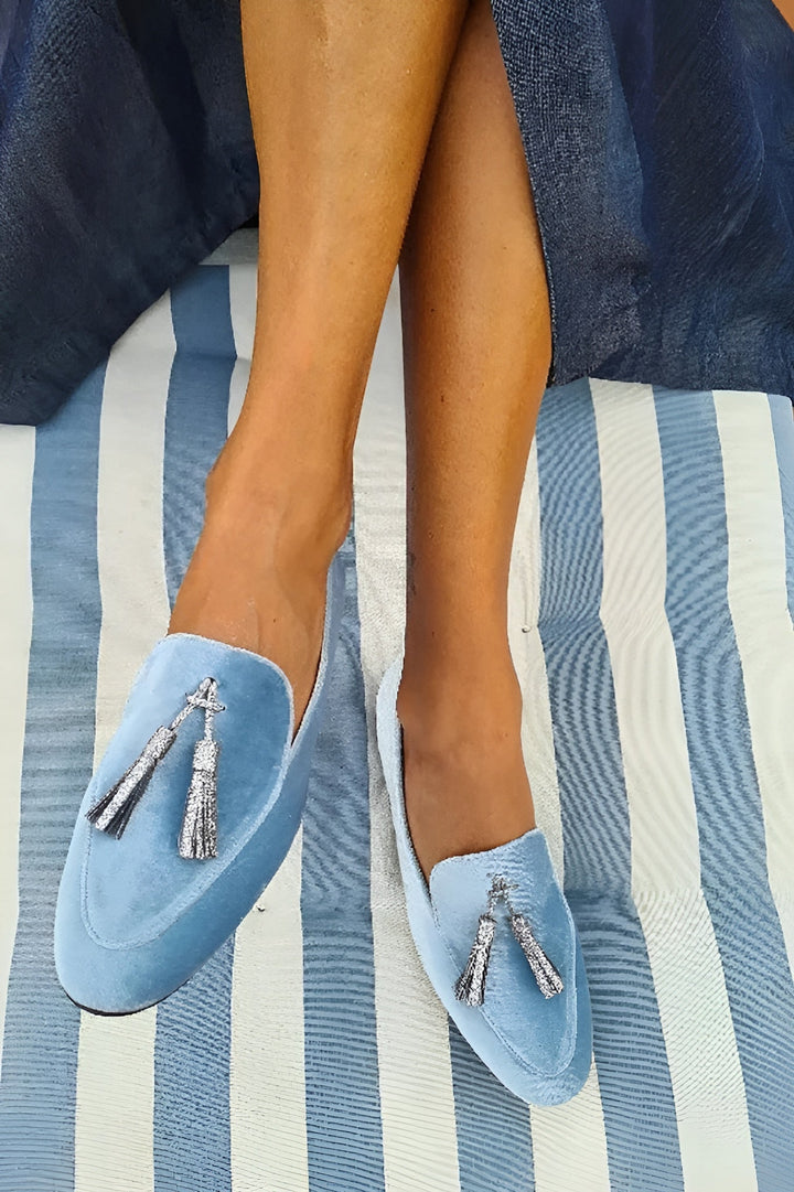 Chloe™ | Mocassini chic in camoscio