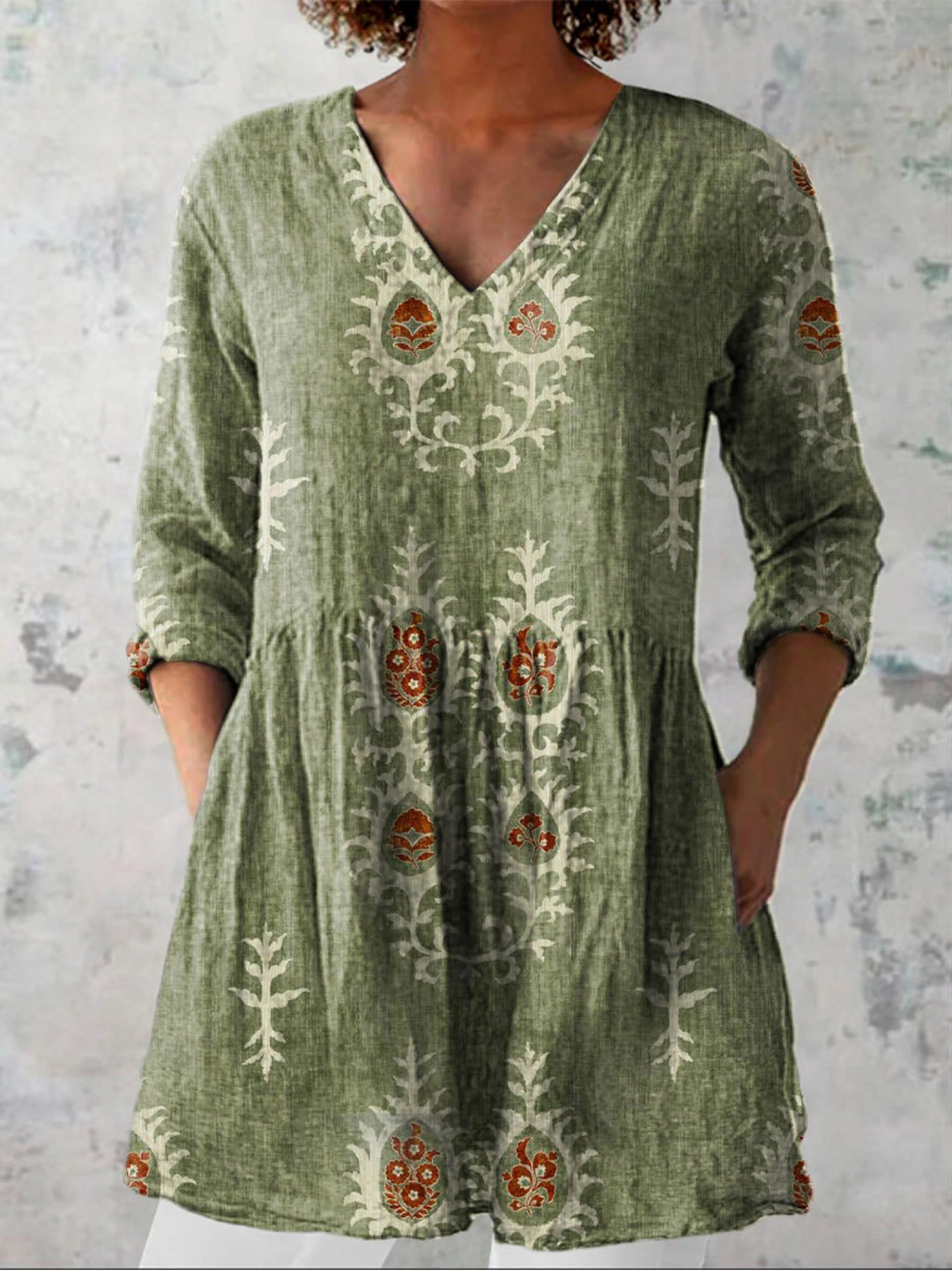Blair | Blusa lunga con stampa decisa