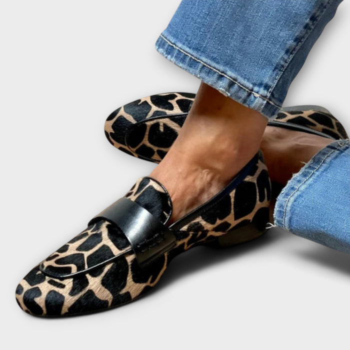 Leonie™ | Mocassini leopardati