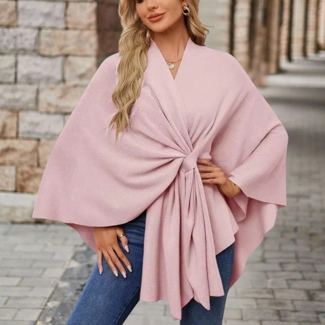 Silei | Maglione poncho elegante — 1