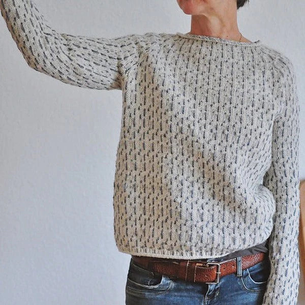 KRISTINE – ACCOGLIENTE MAGLIA IN MAGLIA STRUTTURATA — 4