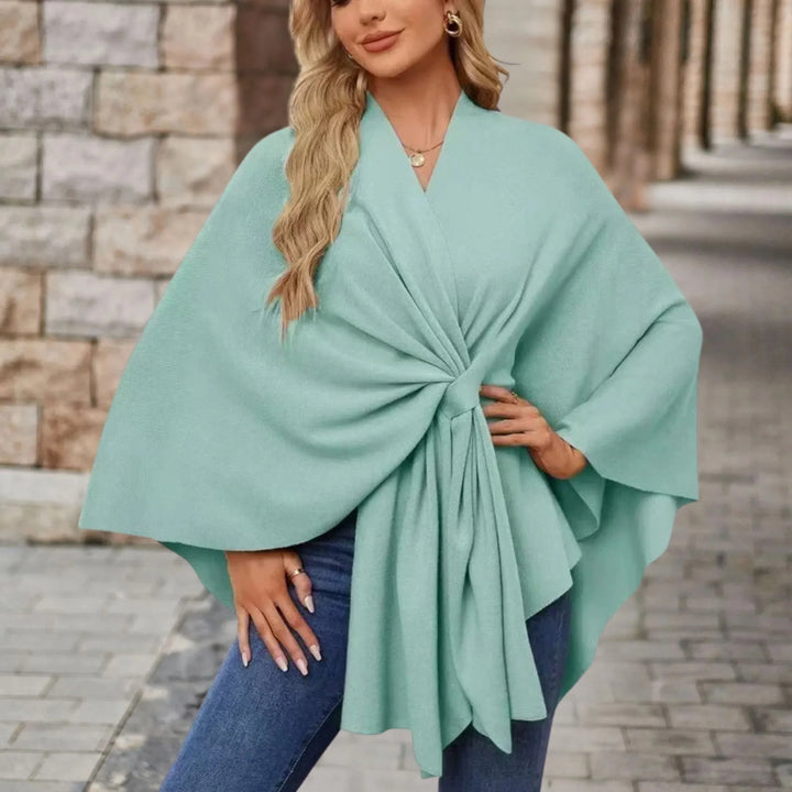 Briana™ | Poncho drappeggiato elegante — 11