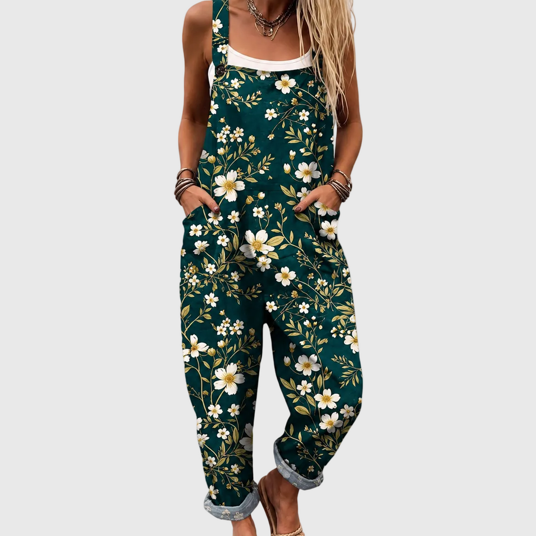 NADIA | Salopette Stampata Comoda — immagine 1