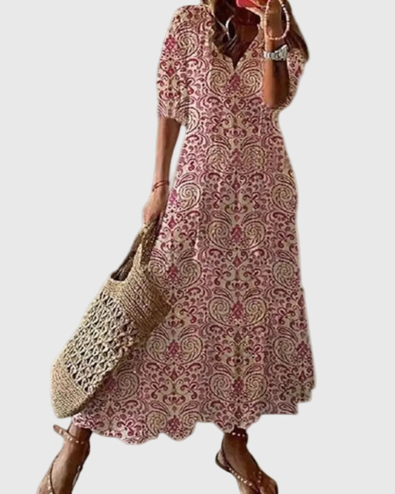 Amalia | Abito lungo estivo vintage in stile boho