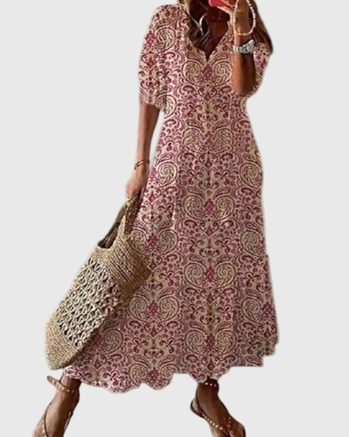 Amalia | Abito lungo estivo vintage in stile boho