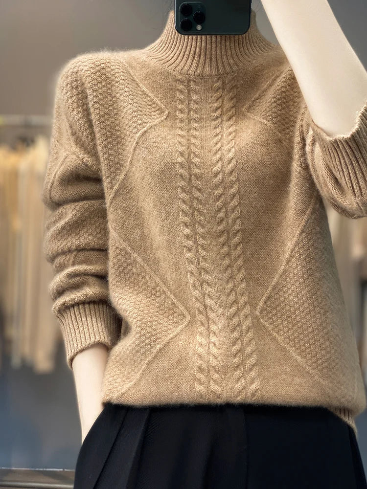 Carolyn | Maglione dolcevita in cashmere — 4