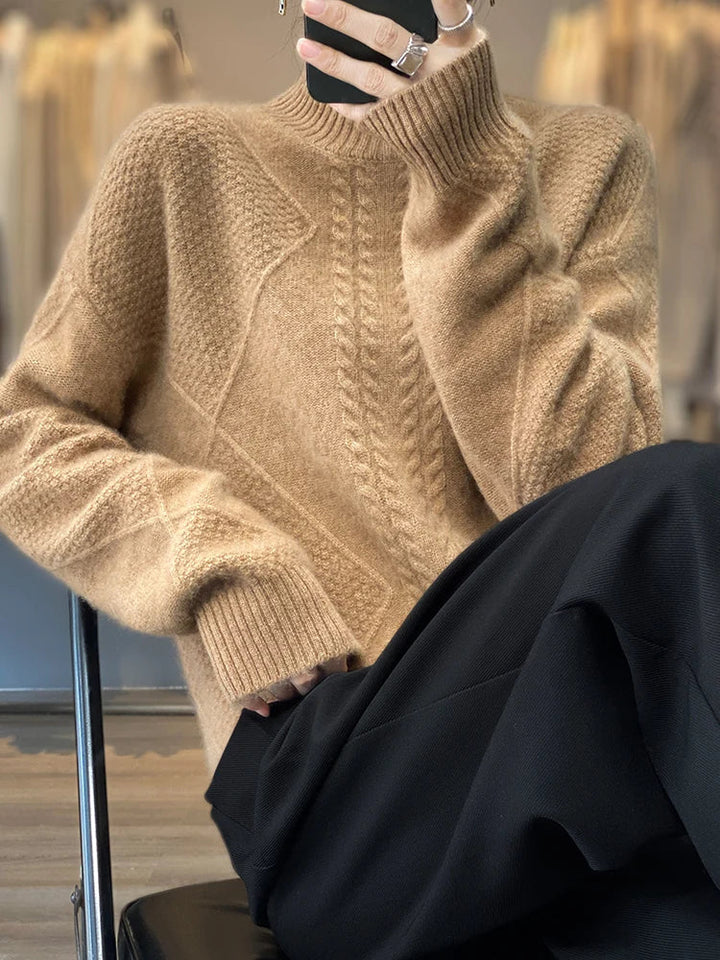 Carolyn | Maglione dolcevita in cashmere — 8