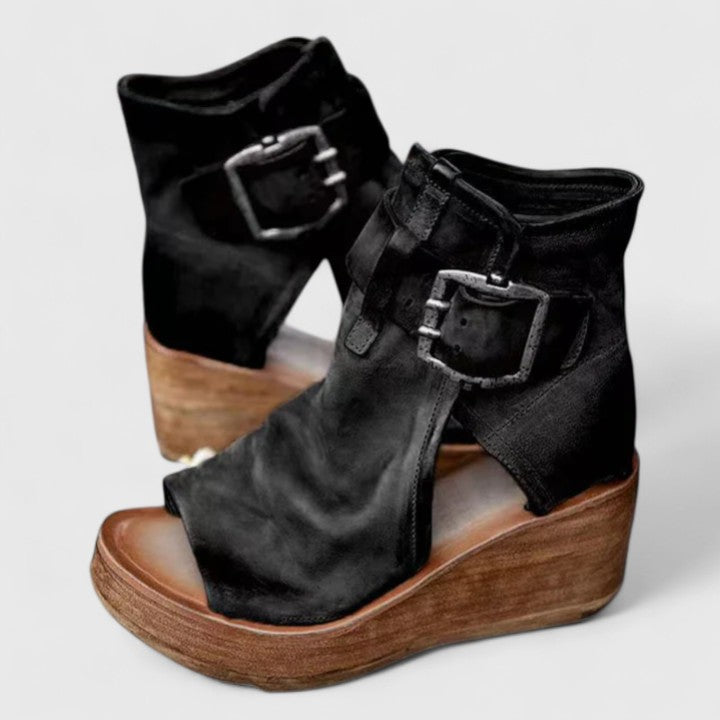 Karline | Sandali classici con zeppa