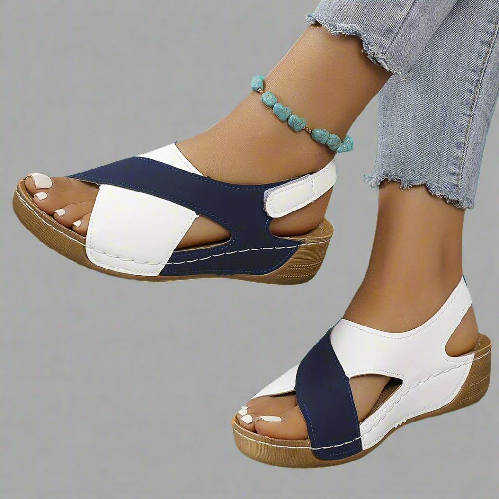 Kendra | Sandali ortopedici color block