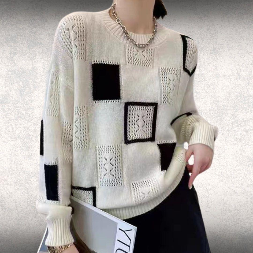 Judy | Maglione lavorato a trecce in cashmere — 1