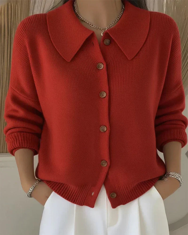 Sienna™ | Cardigan con colletto a bottoni — 2