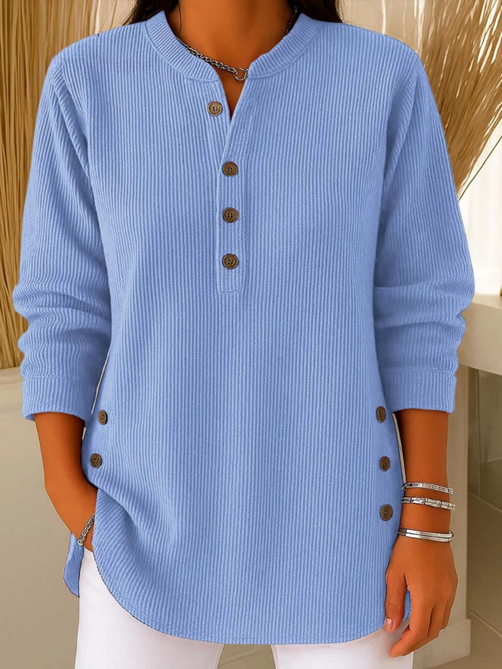 Neva™ | Tunica Henley con bottoni — 1