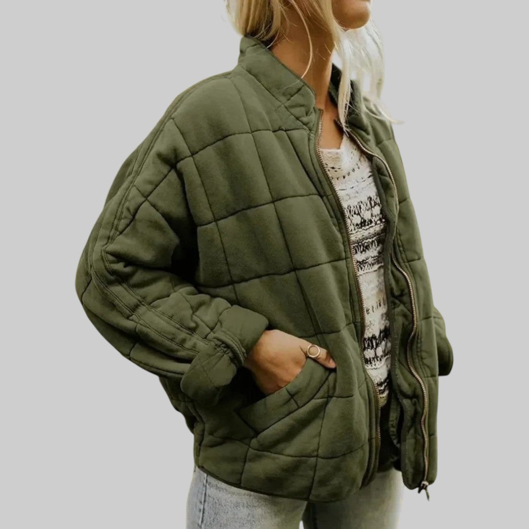 Josiane™ | Giacca trapuntata oversize elegante
