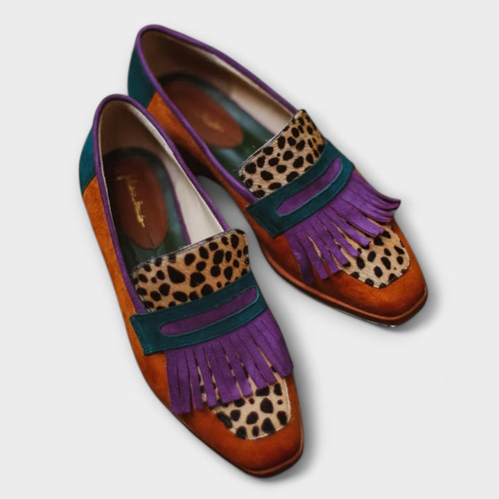 Fallon™ | Mocassini marroni leopardati