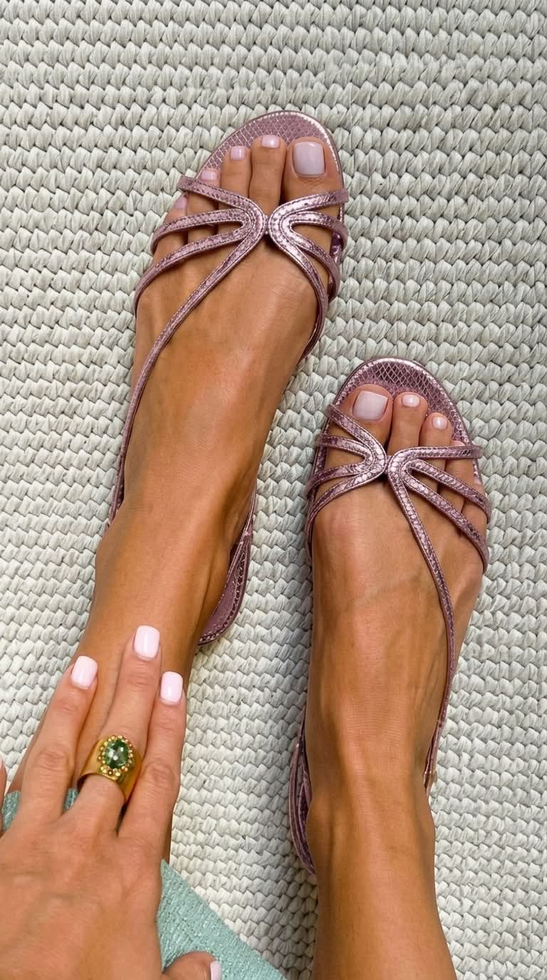 Ginevra | Elegant Summer Sandals in Gold