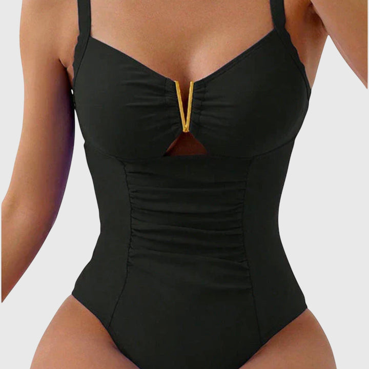 Cinzia | Costume con scollo a V
