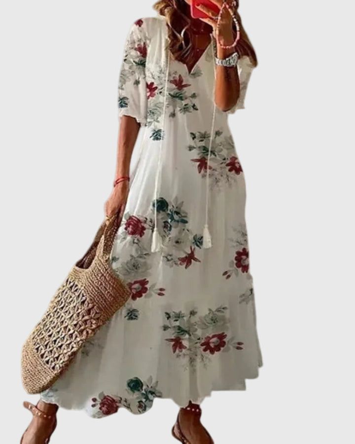 Amalia | Abito lungo estivo vintage in stile boho