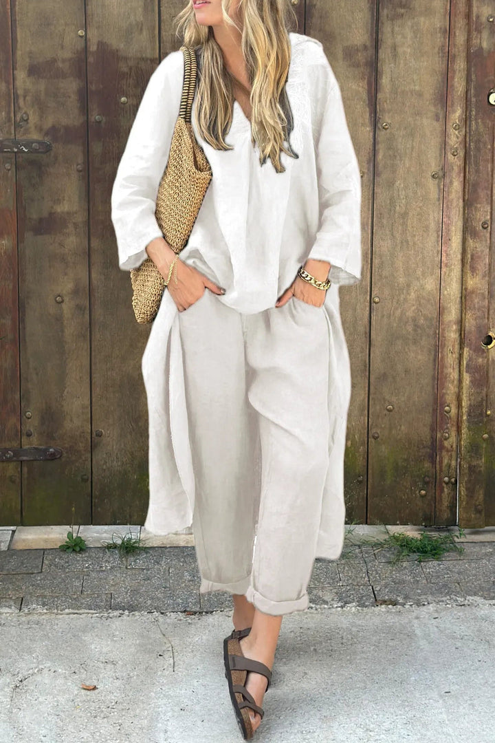 Vaelora | Completo elegante drappeggiato