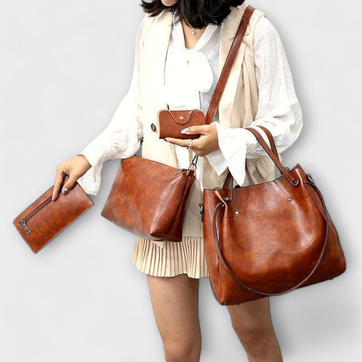 Azura | Set vintage di 4 borse