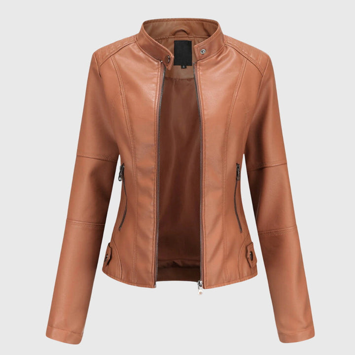 Giorgina™ | Giacca elegante da donna in pelle