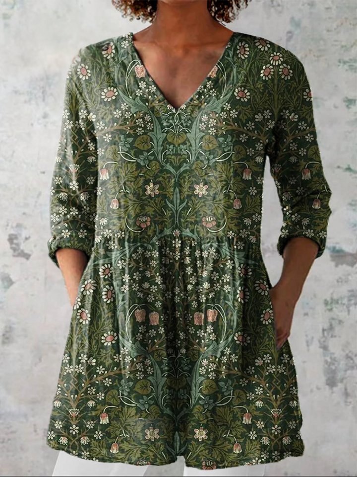 Skye | Blusa lunga con stampa decisa