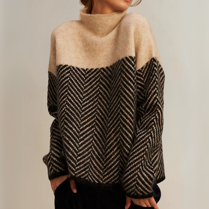 Norah | Maglione in cotone a collo alto