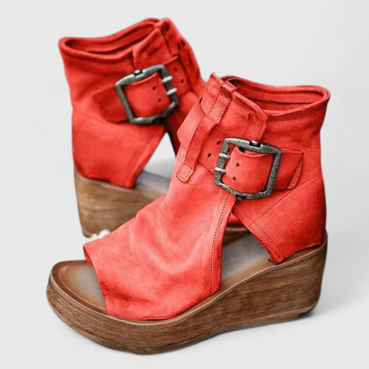 Karline | Sandali classici con zeppa