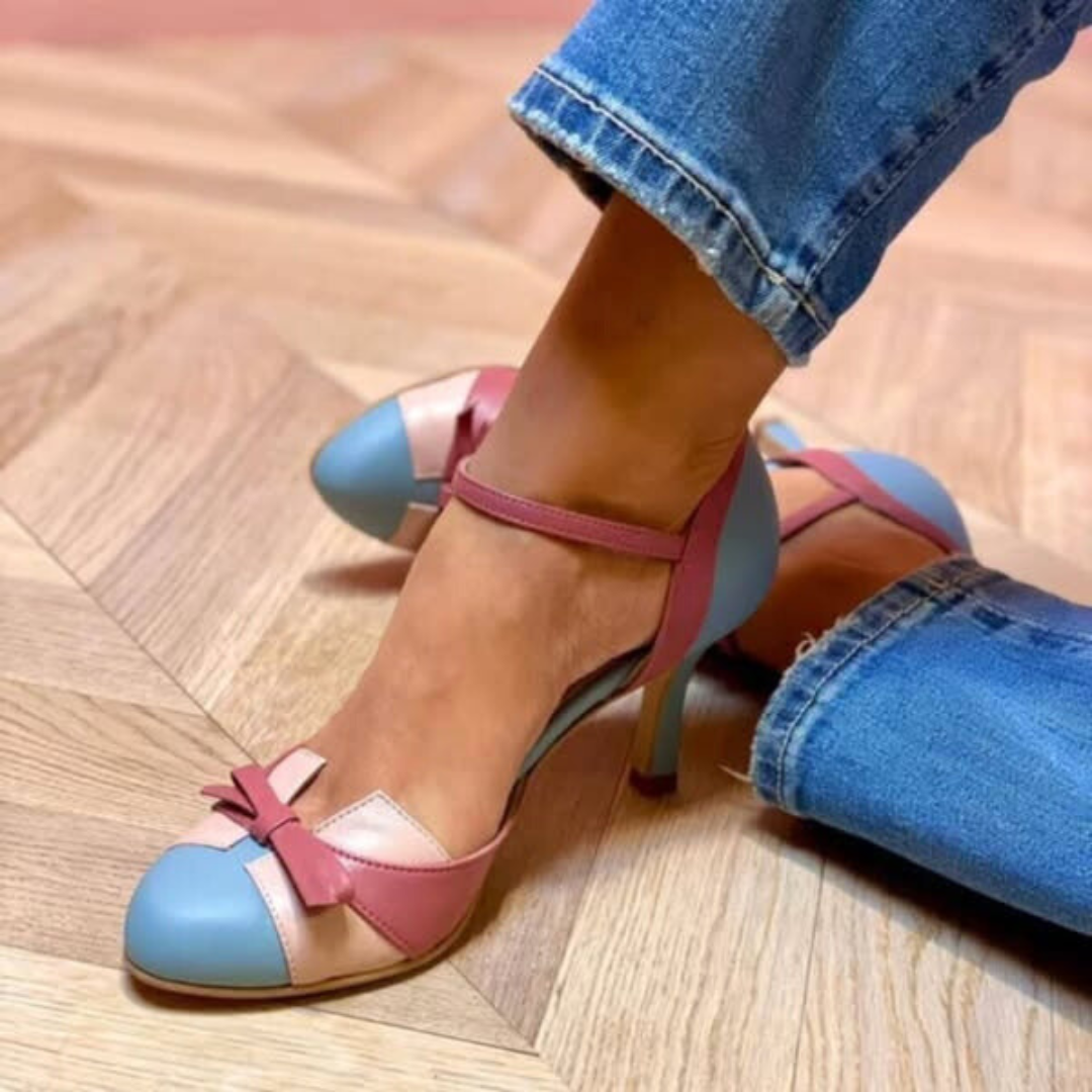 Sable | Décolleté chic color block