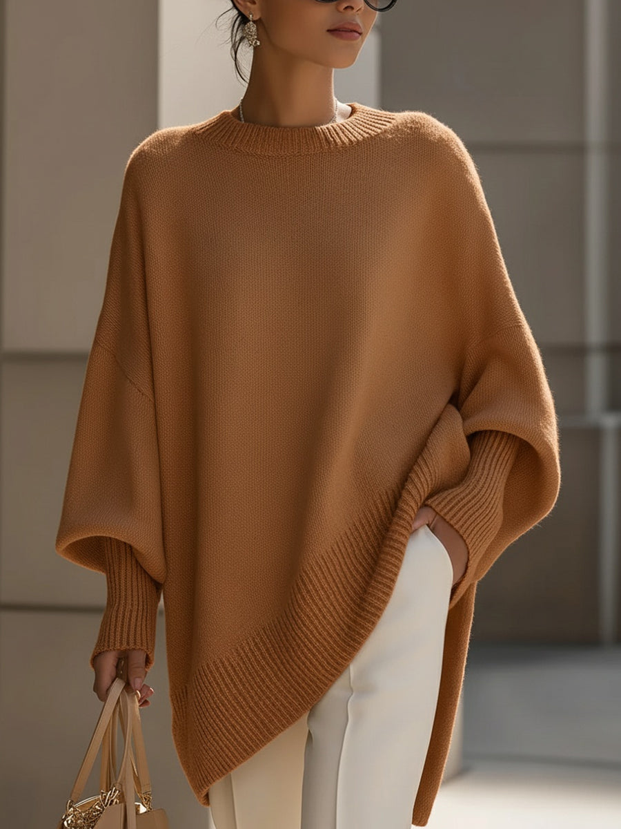 Aster | Maglione poncho oversize — 2