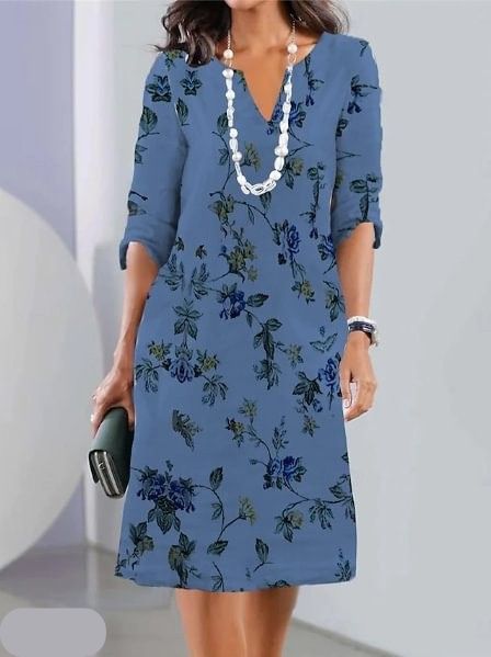 Eleanor | Abito a balze con stampa floreale