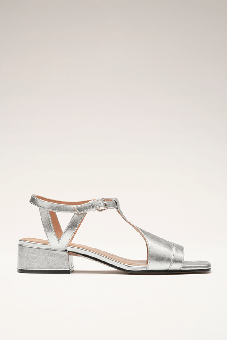 Serena | Silver Summer Sandals in Silver