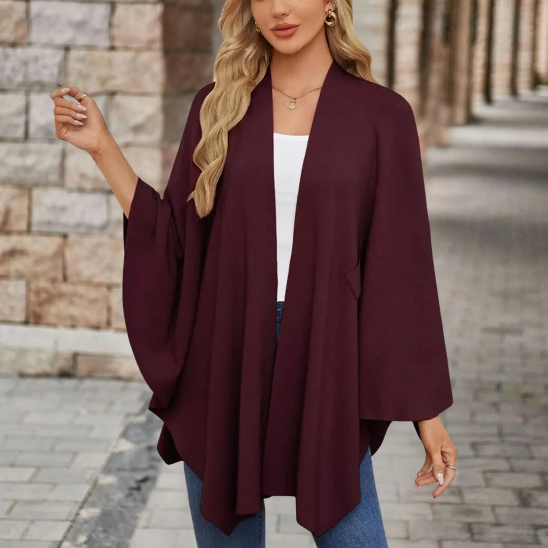 Briana™ | Poncho drappeggiato elegante — 12