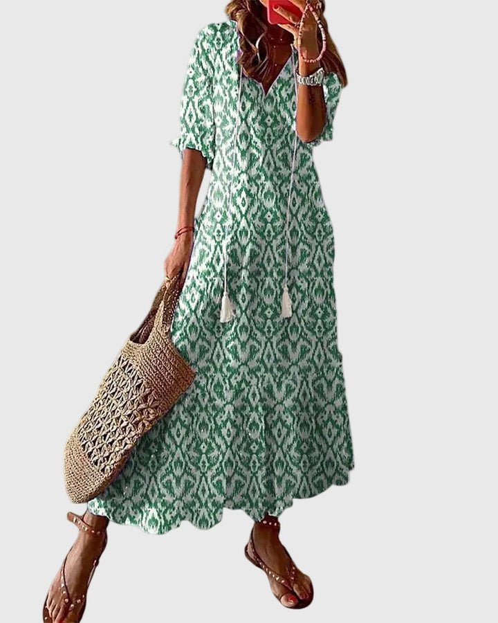 Amalia | Abito lungo estivo vintage in stile boho