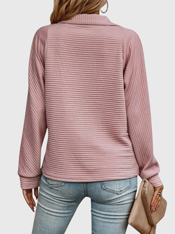 Molly | Maglione elegante con mezza zip — 9