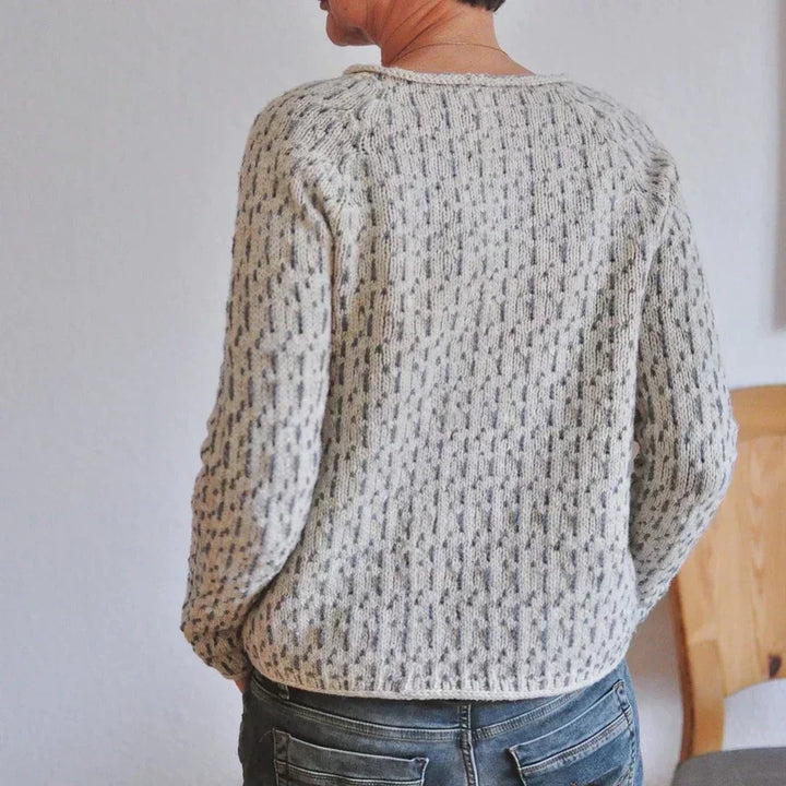 KRISTINE – ACCOGLIENTE MAGLIA IN MAGLIA STRUTTURATA — 5