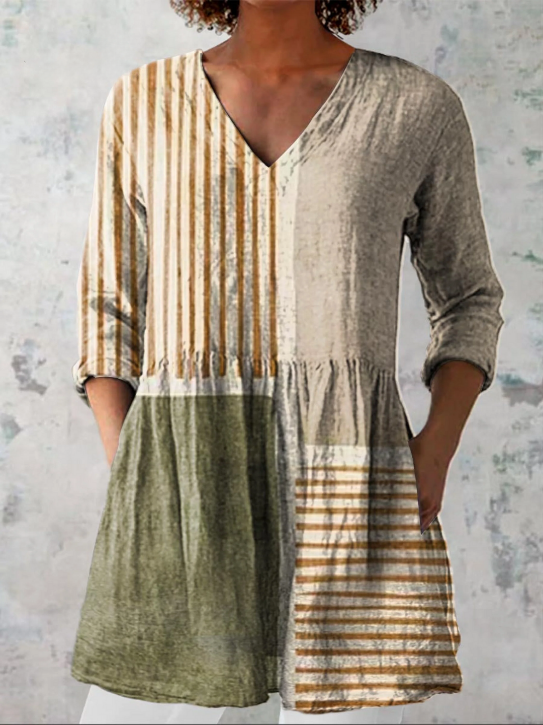 Maeve | Blusa lunga con stampa decisa