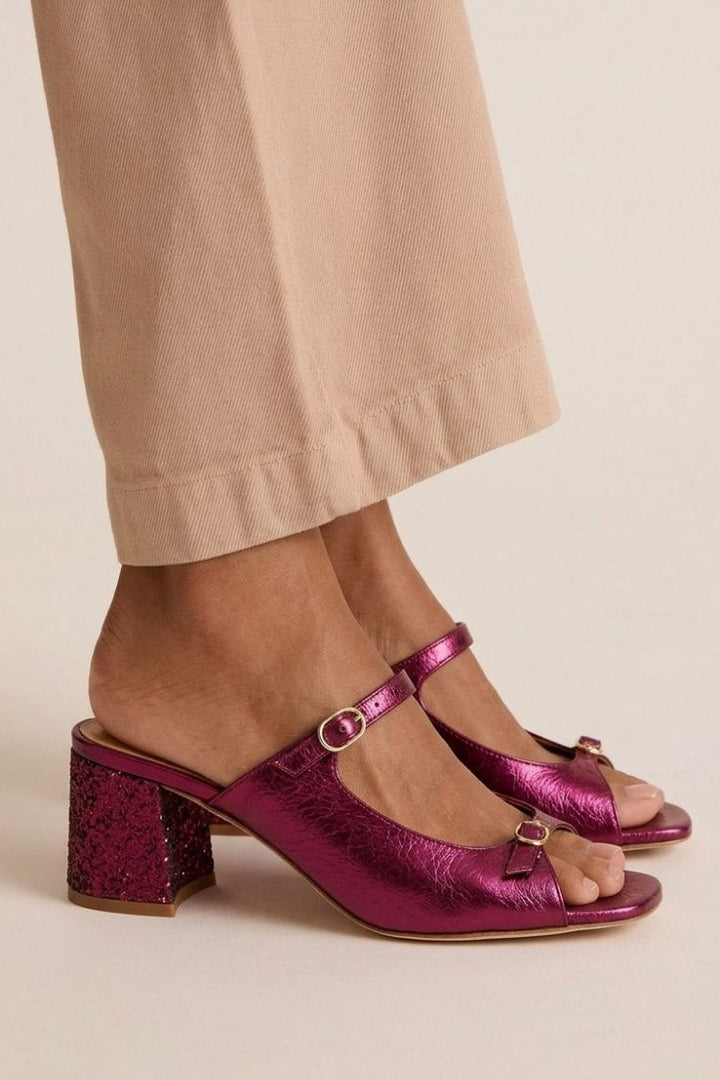 Valentina | Riviera Embellished Sandals in Gold