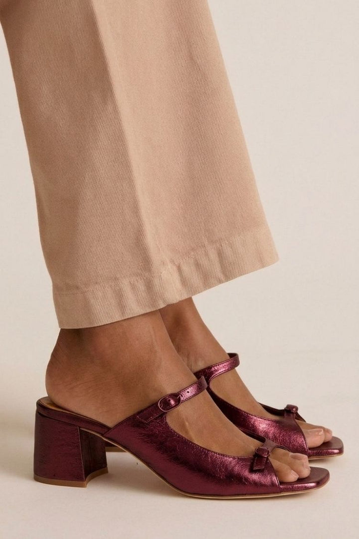 Valentina | Riviera Embellished Sandals in Gold