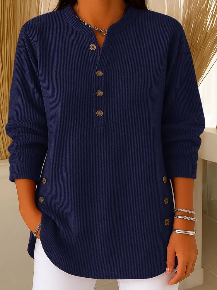Neva™ | Tunica Henley con bottoni — 4