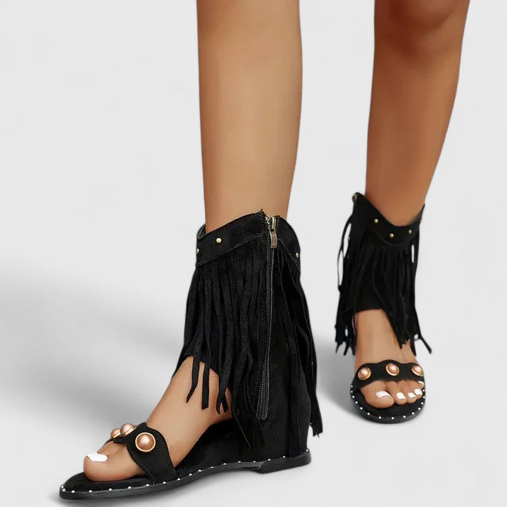 Eira | Sandali chic con frange