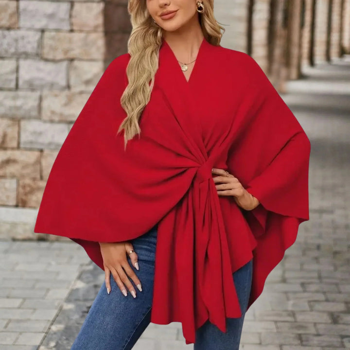 Briana™ | Poncho drappeggiato elegante — 8
