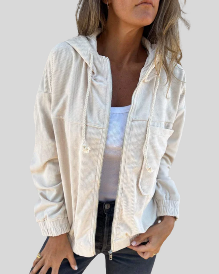 Mabel | Gilet morbido con zip