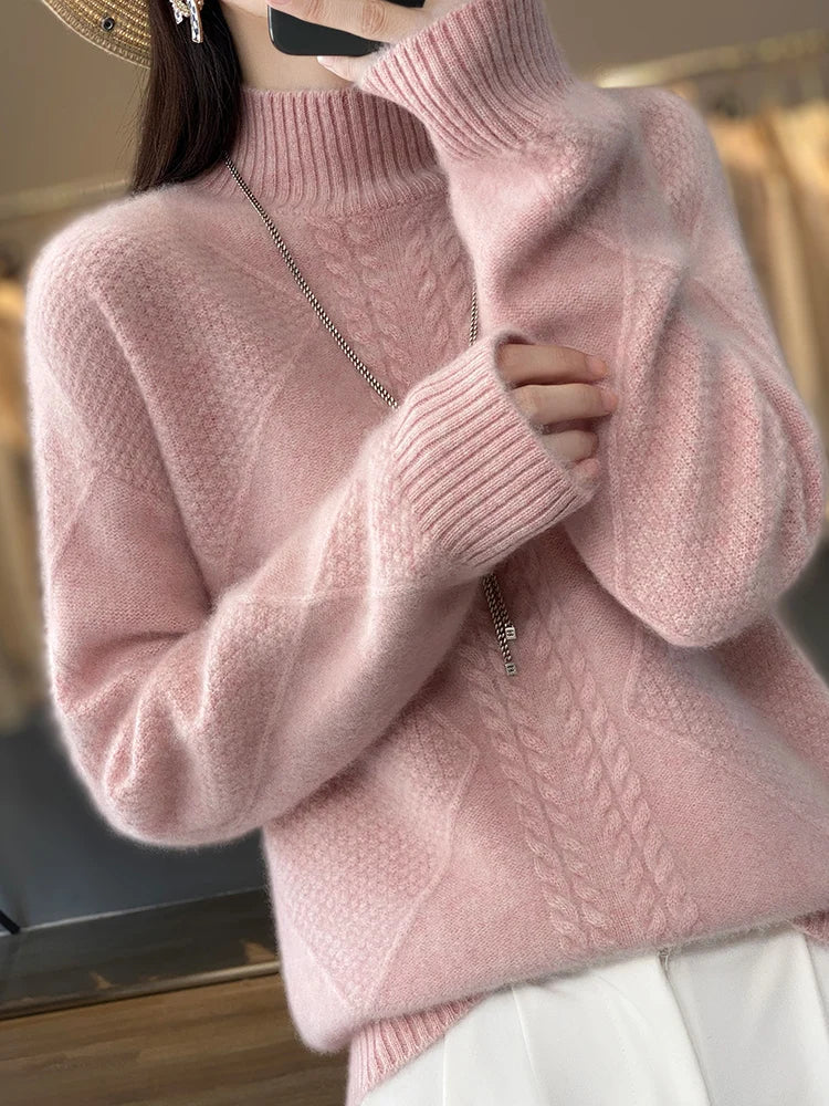 Carolyn | Maglione dolcevita in cashmere — 6