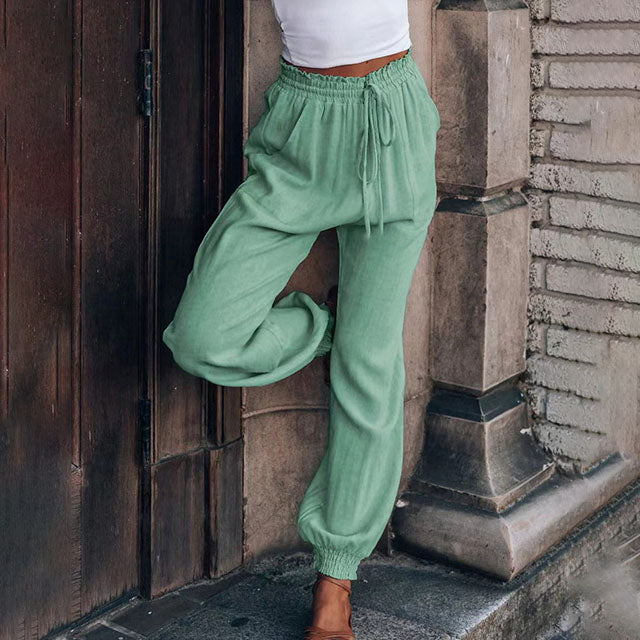 Kaeli | Pantaloni eleganti con coulisse