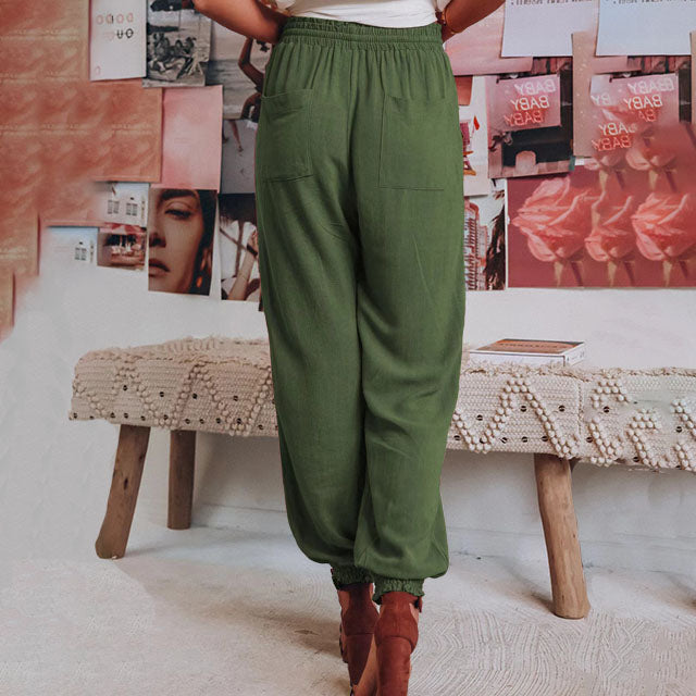 Kaeli | Pantaloni eleganti con coulisse