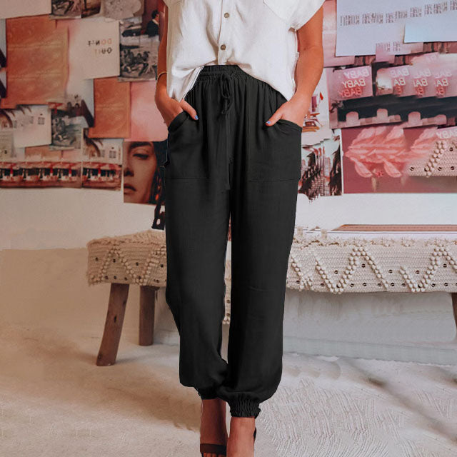 Kaeli | Pantaloni eleganti con coulisse